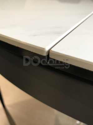 Стіл Nicolas Cambridge 4627L 125 кераміка білий глянець, фото 2