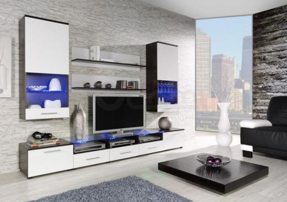 Стенка CAMA II Венге/Белый, фото 1