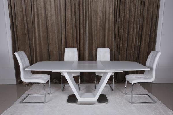 Стіл Nicolas Detroit HT2135 160 бели, фото 4