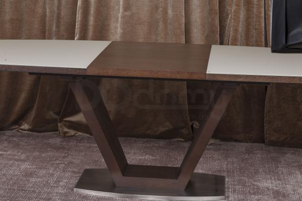 Стіл Nicolas Detroit HT2135 160 крем / венге, фото 7