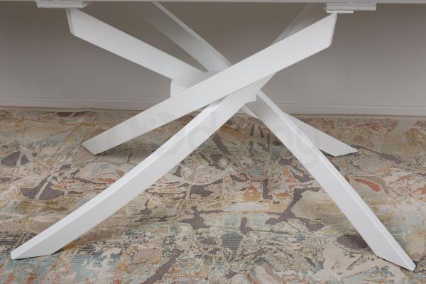 Стіл Nicolas Lincoln 4626L (160/240 * 90) білий шпон, фото 2