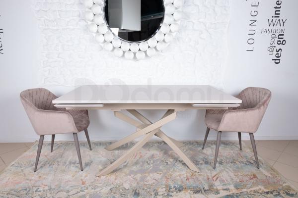 Стіл Nicolas Lincoln 4626L (160/240 * 90) капучино шпон, фото 6