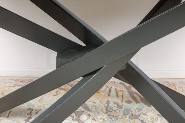 Стол Nicolas Lincoln 4626L (160/240*90) керамика светло-серый глянец, фото 3