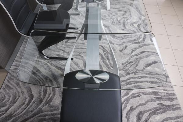 Стол Nicolas London 4558L (160/240*90*75) прозрачный, фото 5