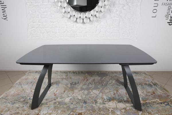 Стол Nicolas London 4571L 160 керамика мокрый асфальт, фото 1
