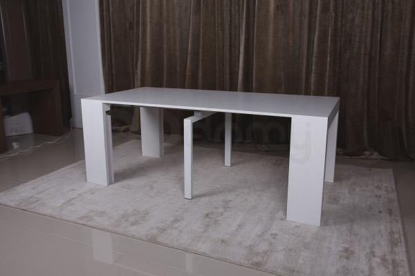 Стіл Nicolas-консоль Manchester 3899L (45/200 * 95) білий, фото 2