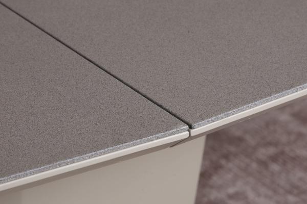 Стол Nicolas Michigan HT2368 (180/230*95) стеклокерамика мокко, фото 4