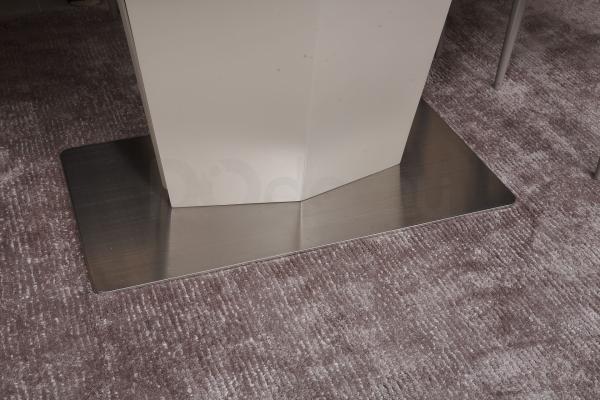 Стол Nicolas Michigan HT2368 (180/230*95) стеклокерамика мокко/баклажан, фото 5