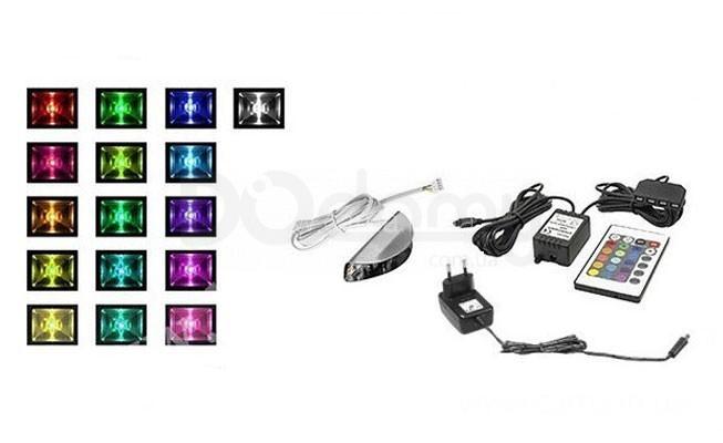 Освітлення CAMA 2Led RGB + пульт, фото 1