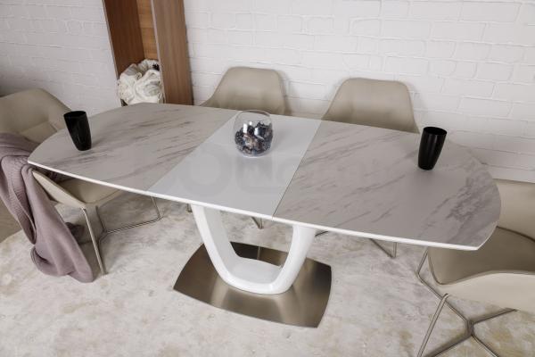 Стіл Nicolas Ottawa HT2510 140 білий кераміка, фото 7