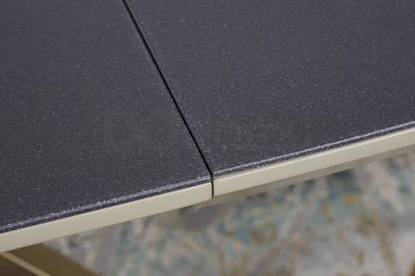 Стол Nicolas Portland HT2395 160 мокко/баклажан/олово стеклокерамика, фото 2