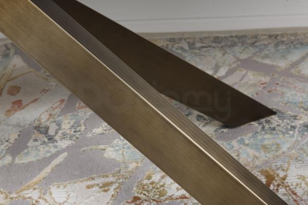 Стол Nicolas Portland HT2395 160 мокко/баклажан/олово стеклокерамика, фото 4