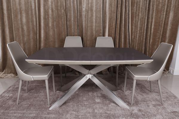 Стіл Nicolas Portland HT2395 160 мокко / баклажан склокераміка, фото 7