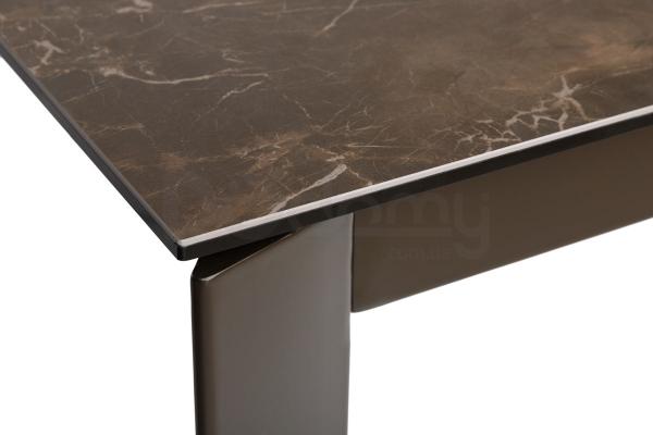 Стіл Nicolas Oslo 140 кераміка коричневий, фото 4