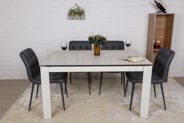 Стол Nicolas Oslo 140 керамика белый матт, фото 5