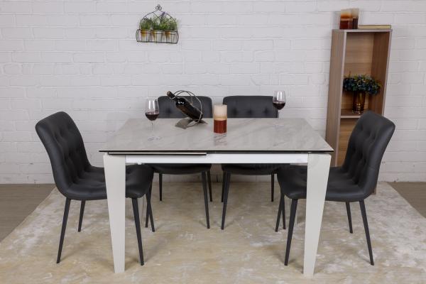 Стол Nicolas Alta DF511T 120 керамика белый, фото 4