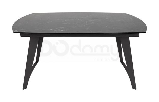 Стол Nicolas Calgary HT93005 (160/230*90) керамика черный мрамор, фото 1