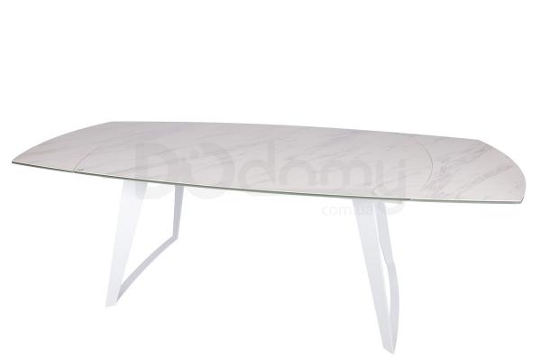 Стіл Nicolas Calgary HT93005 (160/230 * 90) кераміка білий, фото 4