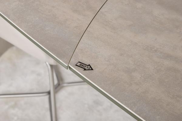 Стіл Nicolas Calgary HT93005 (160/230 * 90) кераміка бежевий, фото 4