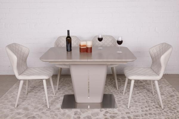 Стіл Nicolas Alabama HT2695 (120/160 * 80) кераміка мокко, фото 4