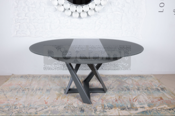 Стол Nicolas EDINBURH 4710 (110/155*110*75) графит, фото 1