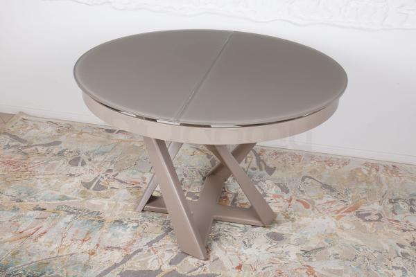 Стіл Nicolas EDINBURH 4710 (110/155 * 110 * 75) мокко, фото 4