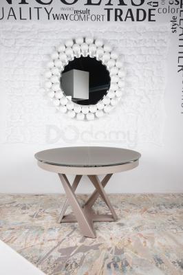 Стіл Nicolas EDINBURH 4710 (110/155 * 110 * 75) мокко, фото 5