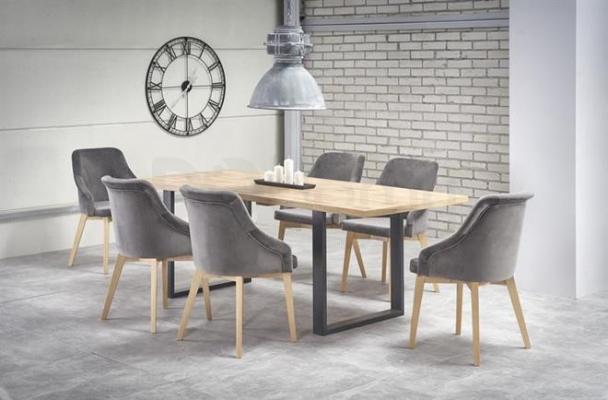 Стіл HALMAR VENOM 160-210 розкладний, фото 1