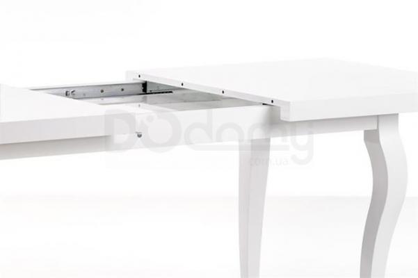 Стіл HALMAR MOZART розкладний білий, фото 2