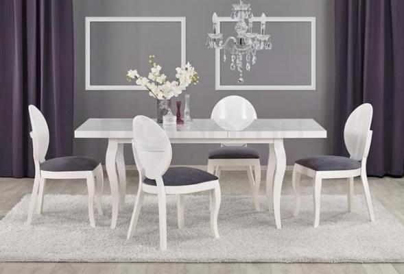 Стіл HALMAR MOZART розкладний білий, фото 8