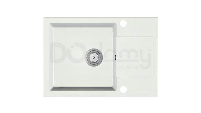 Мийка HALMAR ADRIA граніт біла, фото 1