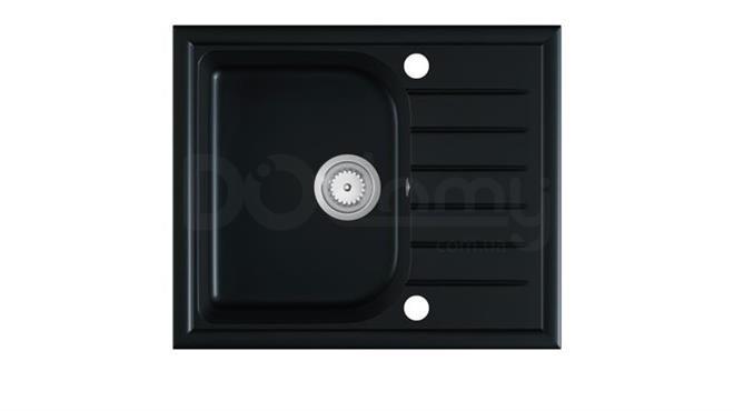 Мойка HALMAR ALAROS гранит чёрная, фото 1