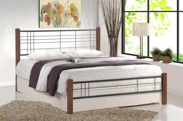 Ліжко HALMAR VIERA 180 см антична вишня, фото 1