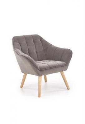 Кресло для отдыха HALMAR ROMEO 85 см пепельный, фото 1