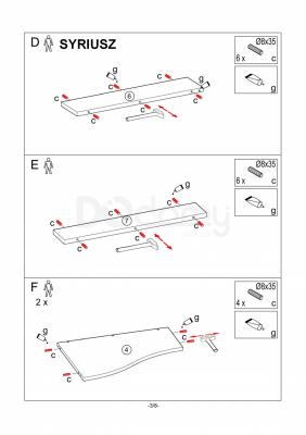 Стол Signal Syriusz 120(160)X80 Серый (еффект бетона)/Белый матовый, фото 3