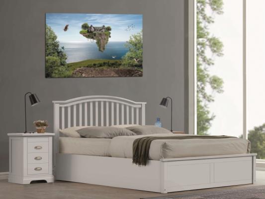 Кровать Signal Madera 160x200 Белый, фото 1