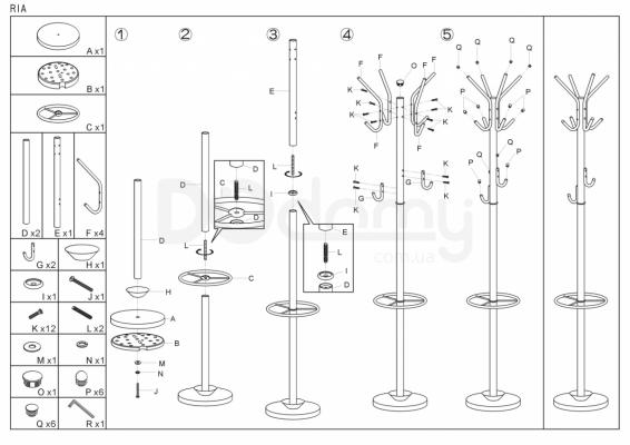 Вішалка SIGNAL Ria Хром, фото 2
