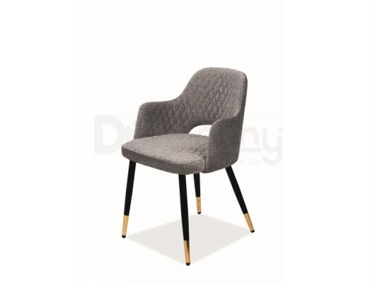 Стілець SIGNAL Franco Сірий/Чорно-золотий, фото 1