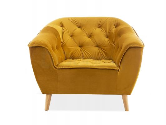 Кресло Signal Galaxy 1 Velvet Карри/Бук, фото 1