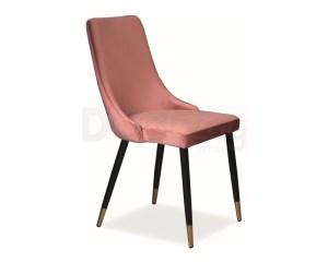 Крісло SIGNAL Piano Velvet рожевий, фото 1