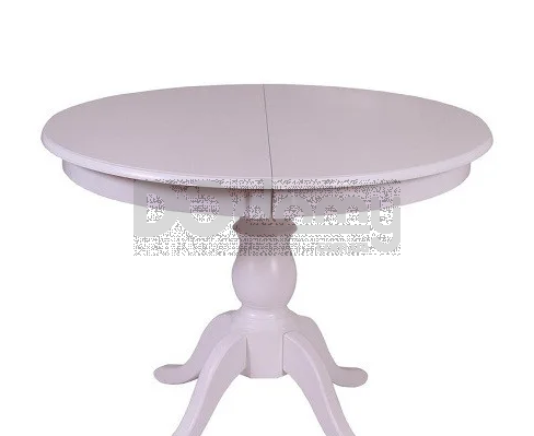 Стіл СО-292 «Вікторія Н» 1000(1400)*1000 Білий M-Mebel, фото 1