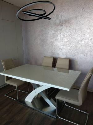 Стол HALMAR SANDOR-2 серый, фото 2