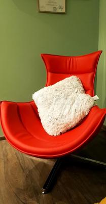 Крісло HALMAR LUXOR червоний, фото 3