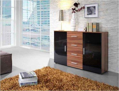 Комод CAMA Слива/чорний, фото 1