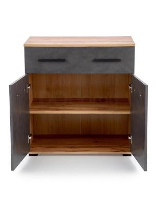 Комод HALMAR LIMA KM-1 Дуб Вотан/Серый, фото 3