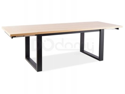 Стіл Signal SANTOS Дуб / Чорний 160 (260) х 90, фото 1