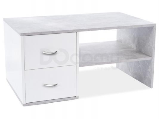 Журнальний столик Signal HELEN БЕТОН / БІЛИЙ МАТ, фото 1