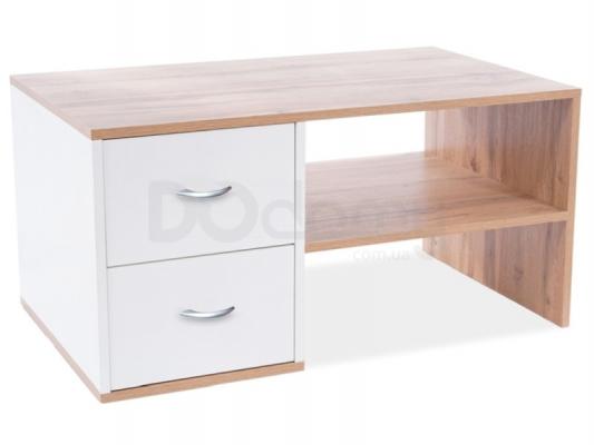 Журнальний столик Signal HELEN  дуб вота/білий, фото 1