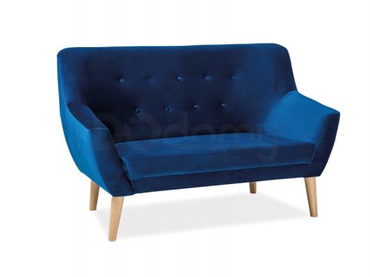 Диван Signal NORDIC 2 VELVET синий BLUVEL 86, фото 1