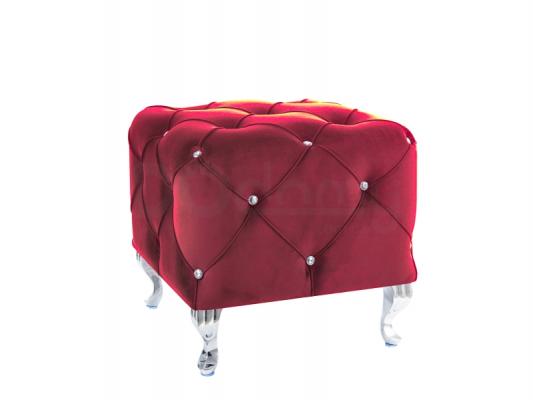 Пуф Signal HESTIA K VELVET бордовий BLUVEL 59, фото 1